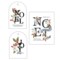 Floral Noel - Set of 6 - 6"x6" Coordinating Stencils - RETIRING